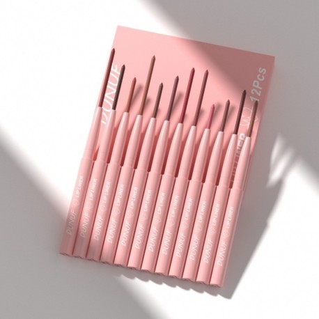 DUNUF 12Color Matte MAKEUP Lip Pencil Set