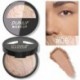 DUNUF Baked Balance-n-Brighten Color Correcting Powder Foundation - Light - Buildable Light to Medium Coverage - Demi-Matte Natural Finish