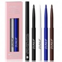 DUNUF 4 Pcs/Set Creamy Retractable Eyeliner Creamy, Ultra-Pigmented & Waterproof, Creates Bold & Defined Lines, Long-Lasting Wear