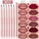 DUNUF 6 Color/Set Matte MAKEUP Lip Pencil
