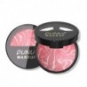 DUNUF Baked Blush-n-Brighten Marbleized Blush for Cheeks - Pink Buttercream - Natural Finish - Buildable Color