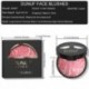 DUNUF Baked Blush-n-Brighten Marbleized Blush for Cheeks - Pink Buttercream - Natural Finish - Buildable Color