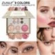 DUNUF The Best of the Best Baked Palette - Full Size - Includes Bronzer, Blush, Highlighter and 6 Eyeshadows - Travel-Friendly